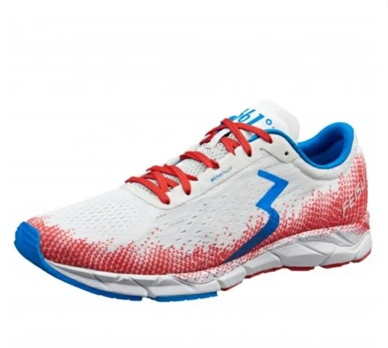 361 WHITE/RED DEGREE MORPHIT SENSATION 4 RUNNING SNEAKERS SIZE 14