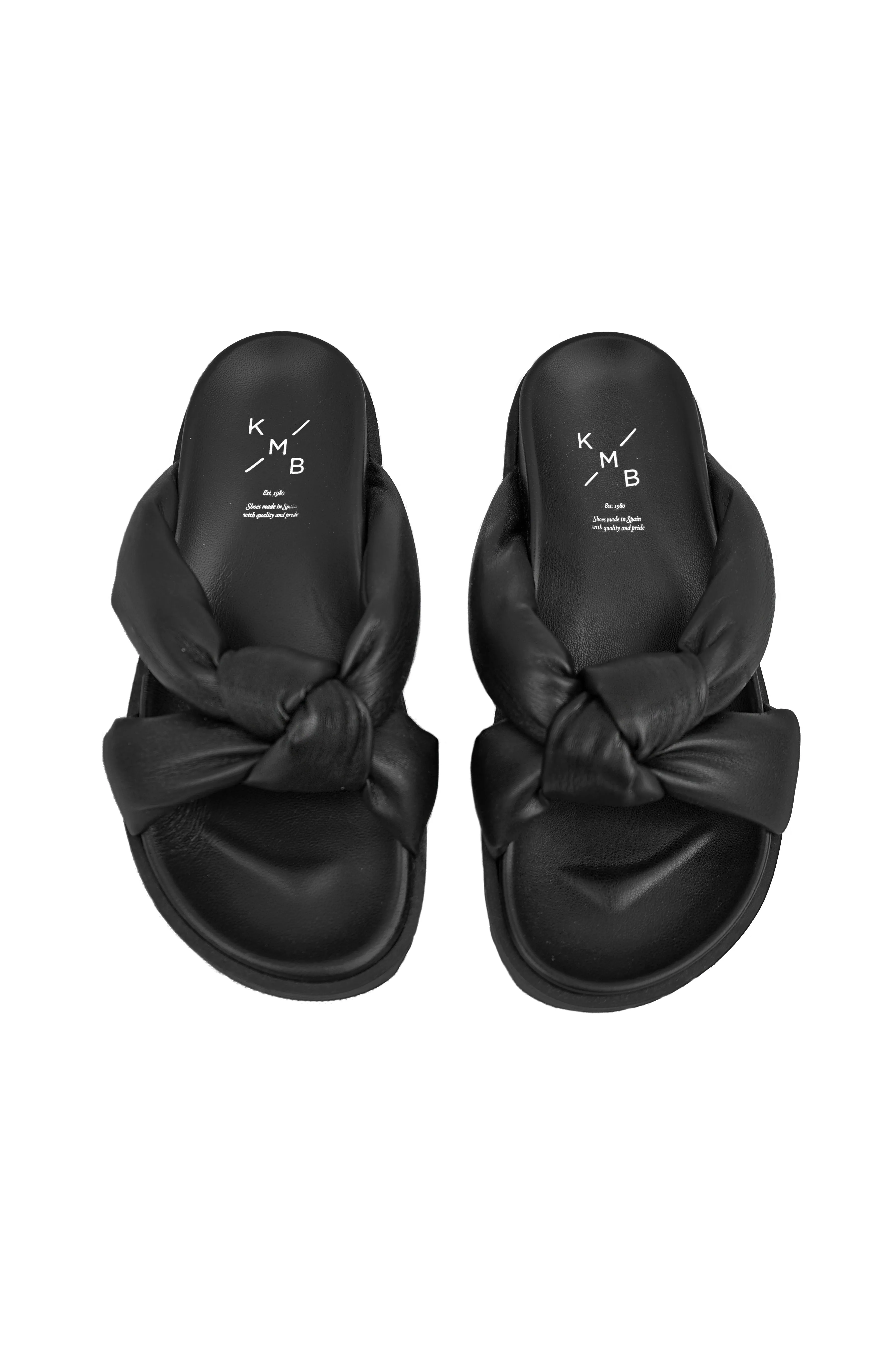 A2123 PLATEAU SANDAL WITH KNOTS