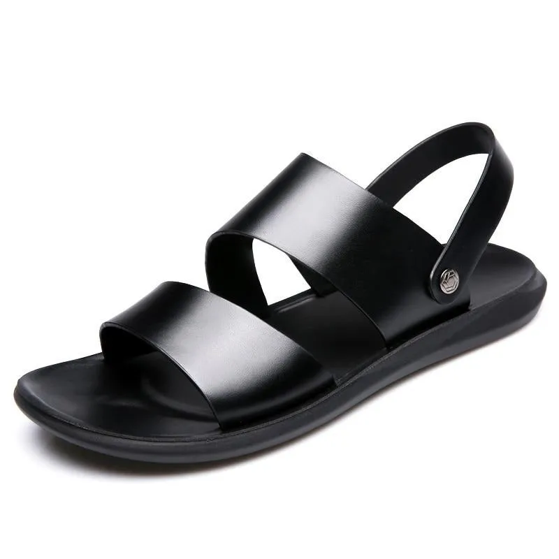 ArmoredStride™ - Men's Leather Non-Slip Sandals