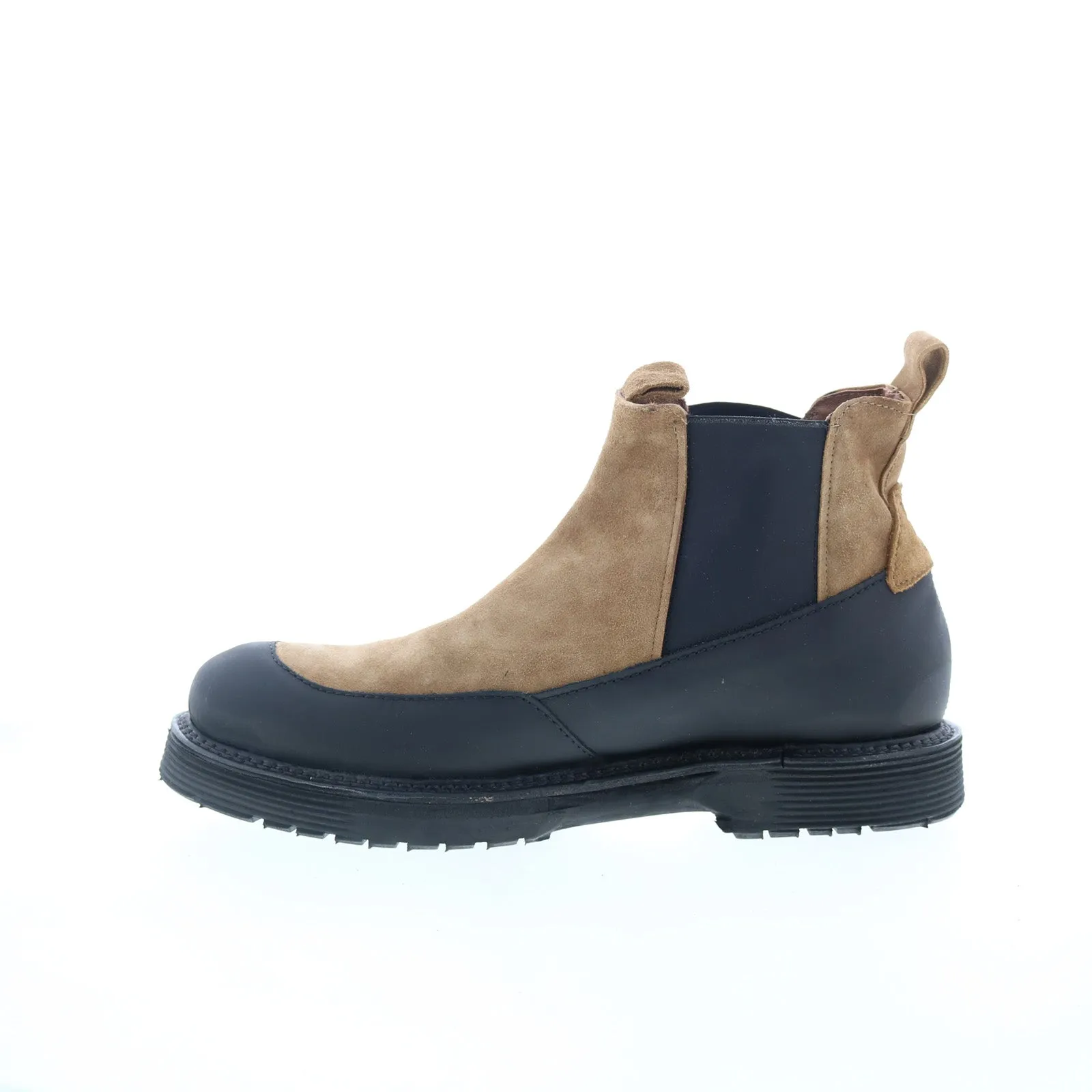 A.S. 98 Ronny Mens Brown Synthetic Slip On Chelsea Boots