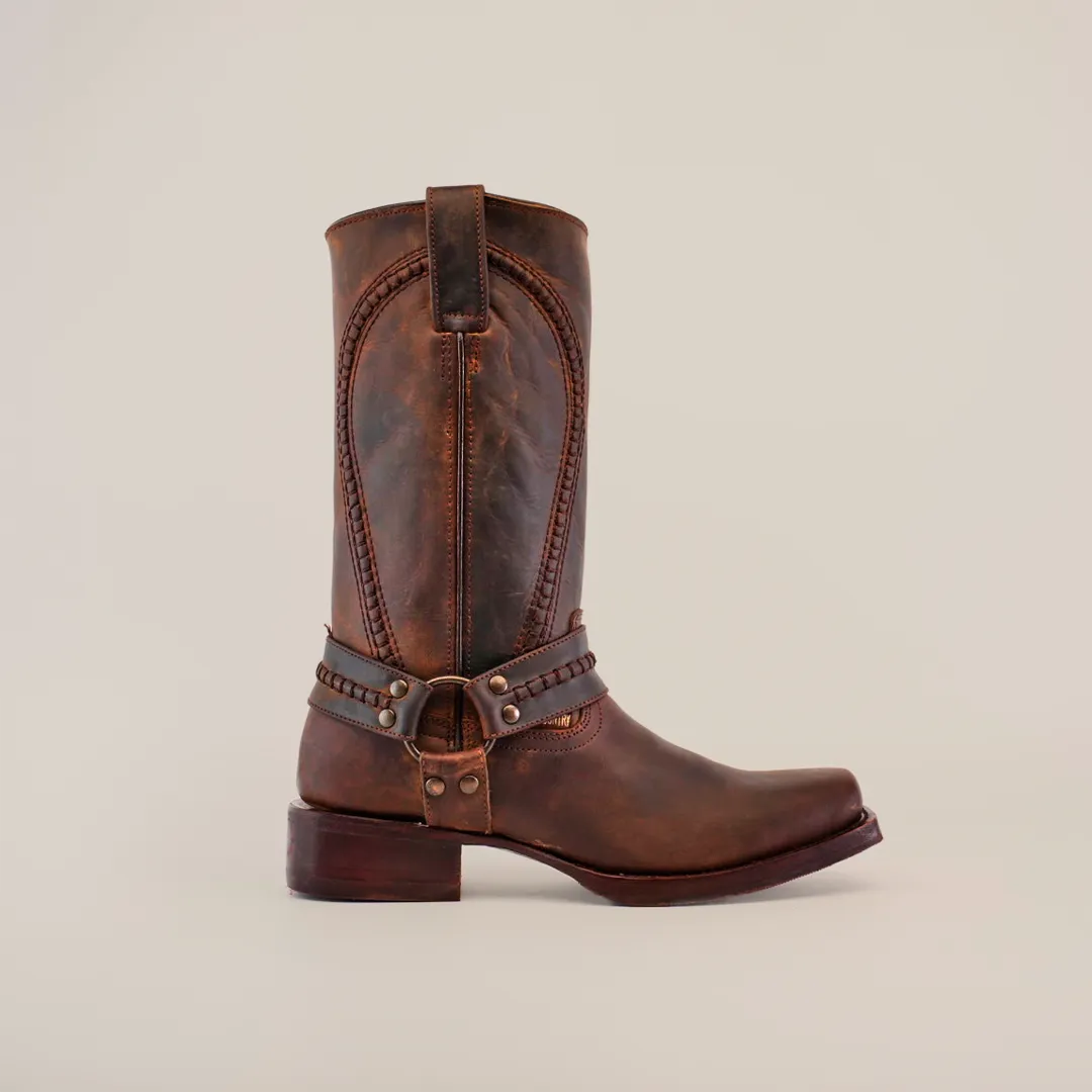 Azkar Tan - Slip Resistant Sole - Biker Toe