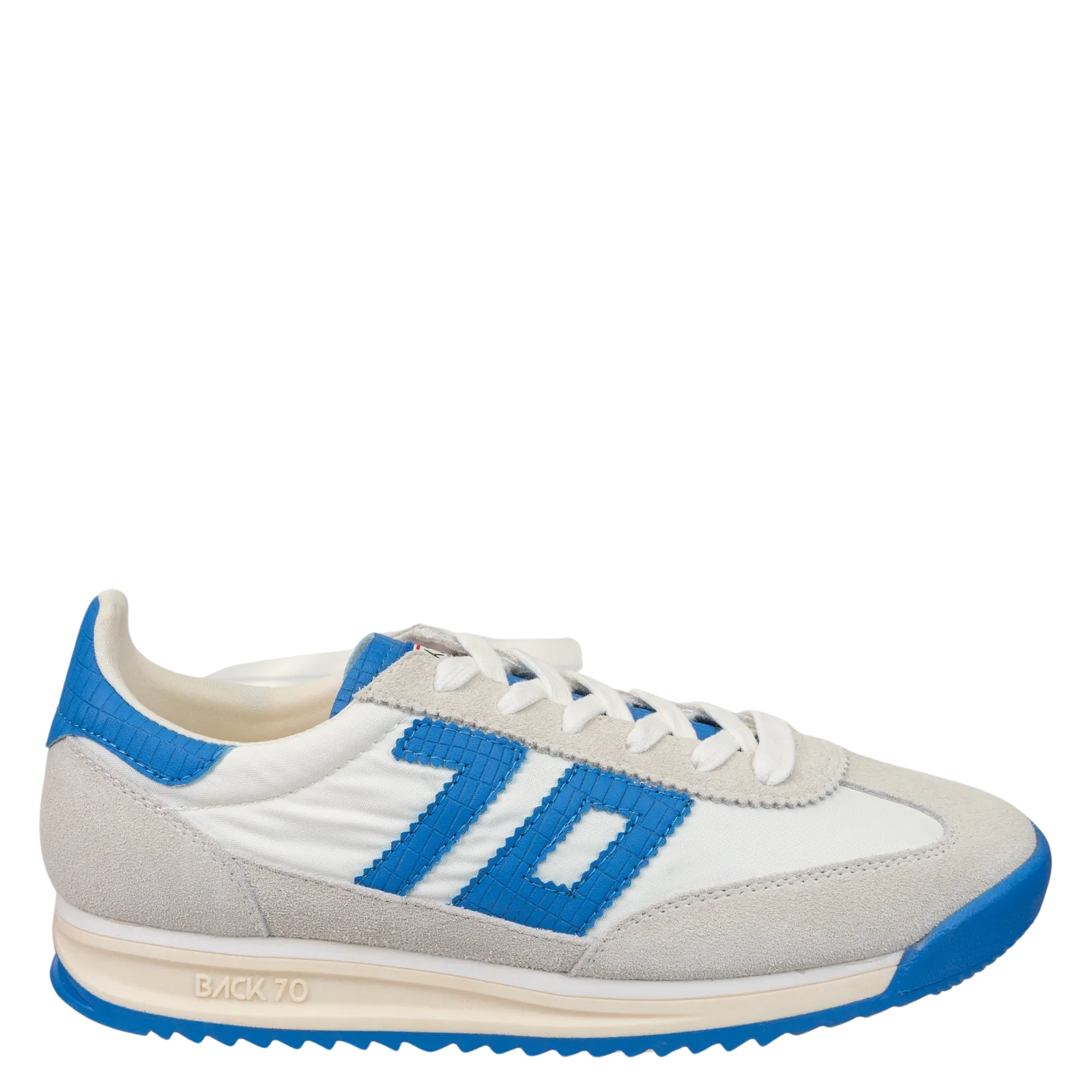 BACK 70 - BARKLEY JOGGER in WHITE FRENCH BLUE Sneakers