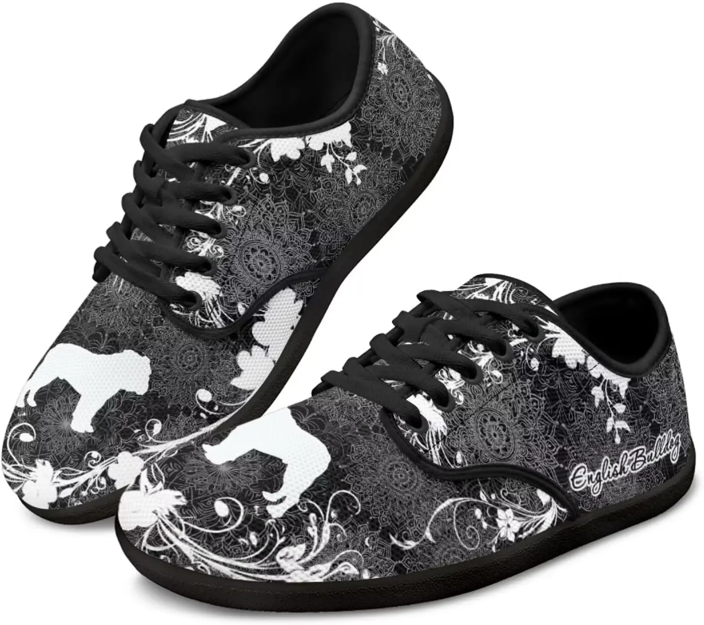 Binienty Barefoot Shoes Women Zero Drop Sole Lace up Walking Shoes Fashion Wide Width Sneakers Cozy Sports Shoe
