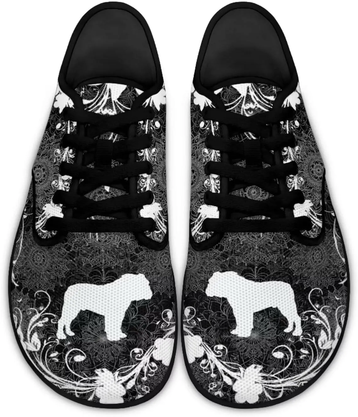 Binienty Barefoot Shoes Women Zero Drop Sole Lace up Walking Shoes Fashion Wide Width Sneakers Cozy Sports Shoe