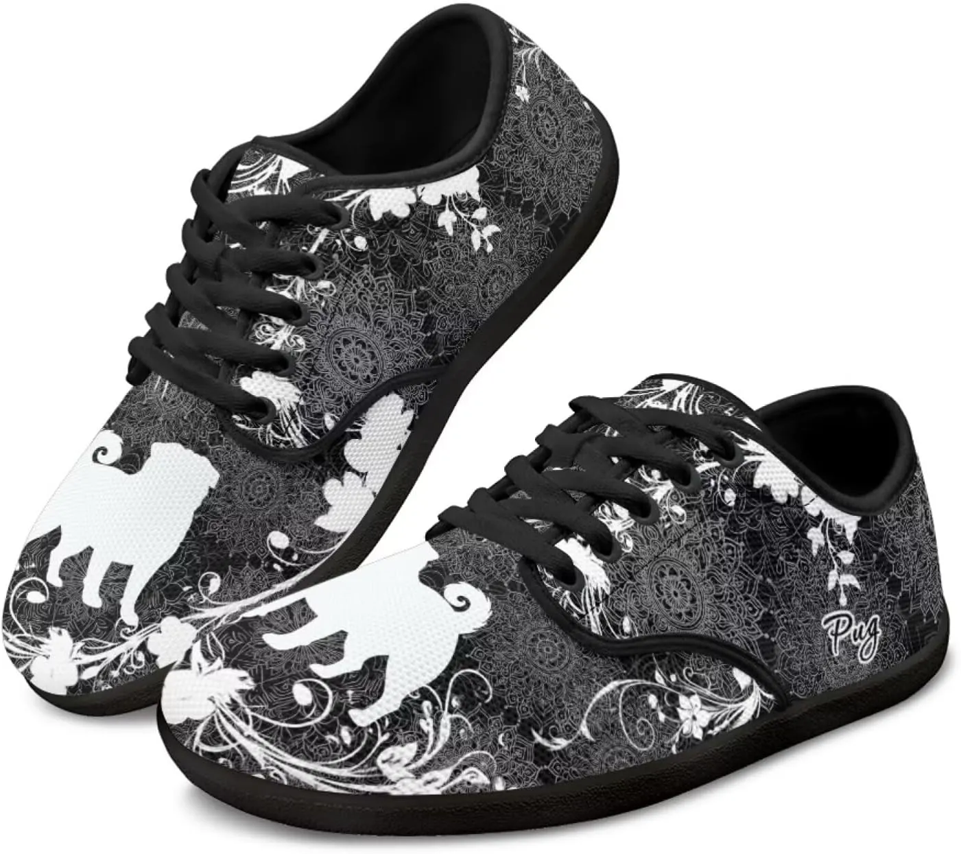 Binienty Barefoot Shoes Women Zero Drop Sole Lace up Walking Shoes Fashion Wide Width Sneakers Cozy Sports Shoe