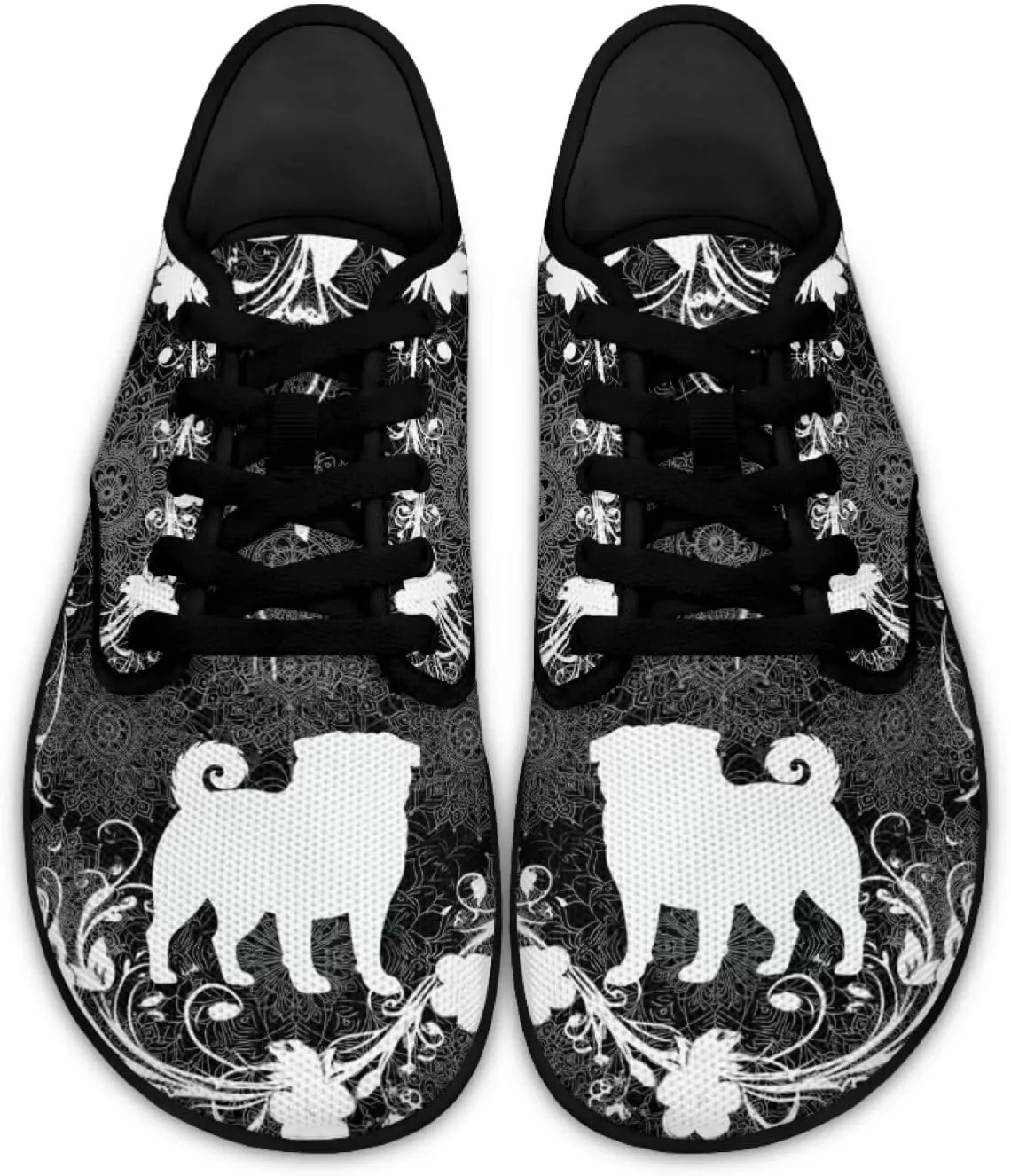 Binienty Barefoot Shoes Women Zero Drop Sole Lace up Walking Shoes Fashion Wide Width Sneakers Cozy Sports Shoe