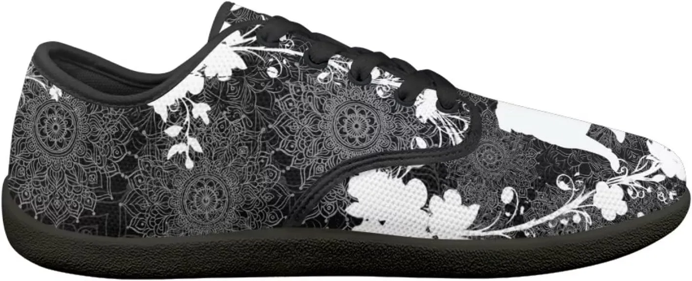 Binienty Barefoot Shoes Women Zero Drop Sole Lace up Walking Shoes Fashion Wide Width Sneakers Cozy Sports Shoe