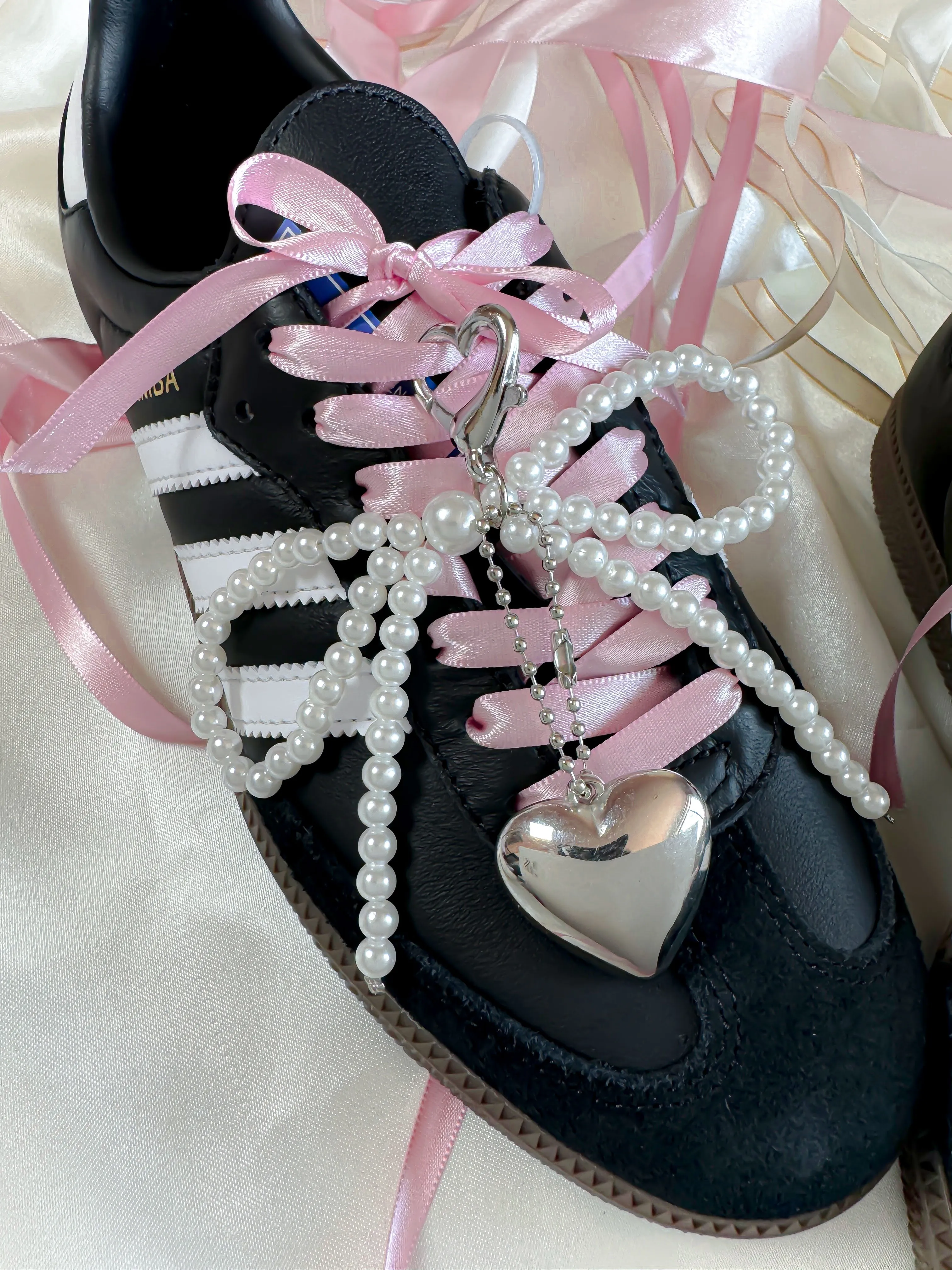 Bow Tie Shoelace Charm