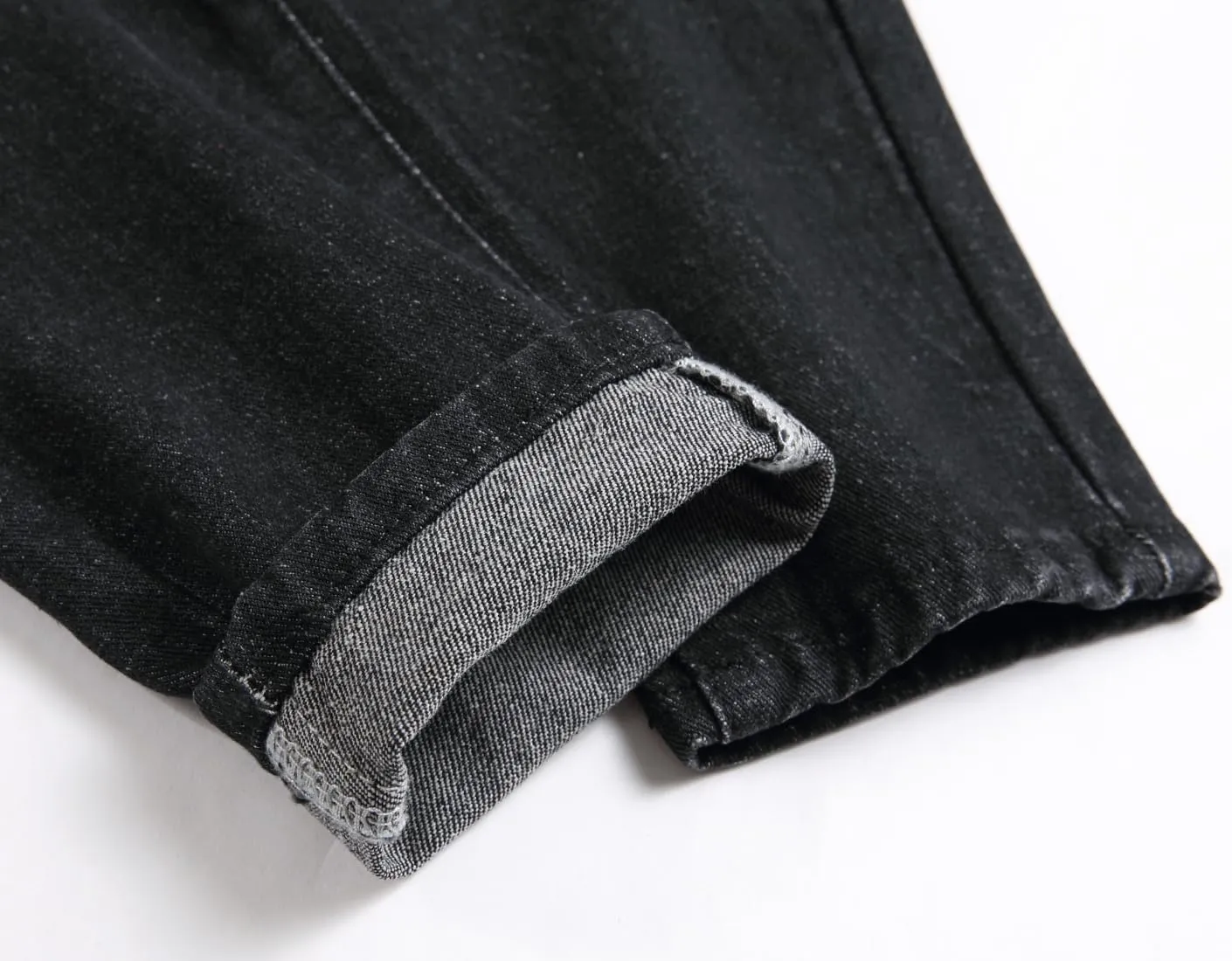 Boy's Skinny Fit Ripped Destroyed Distressed Fashion Denim Jeans Pants
