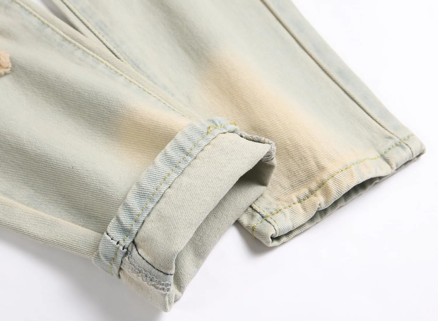 Boy's Skinny Fit Ripped Destroyed Distressed Fashion Denim Jeans Pants