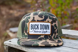 Buck Down Patch 7p Old School Camo/Loden