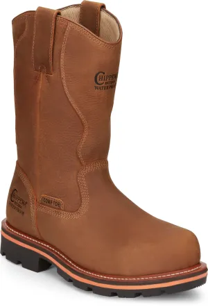Chippewa Men's 11" Waterproof Blonde Nano Comp Toe Thunderstruck Work Boots
