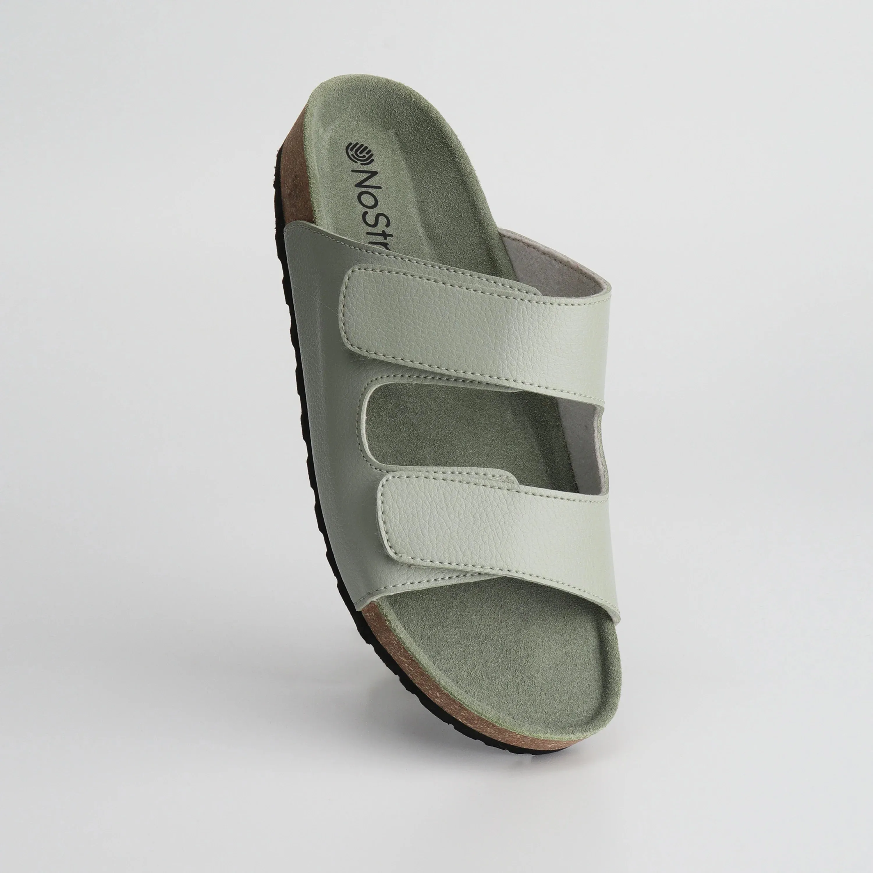Cork Parallel Casual Sandals for Women 2.0 – Subtle Sage