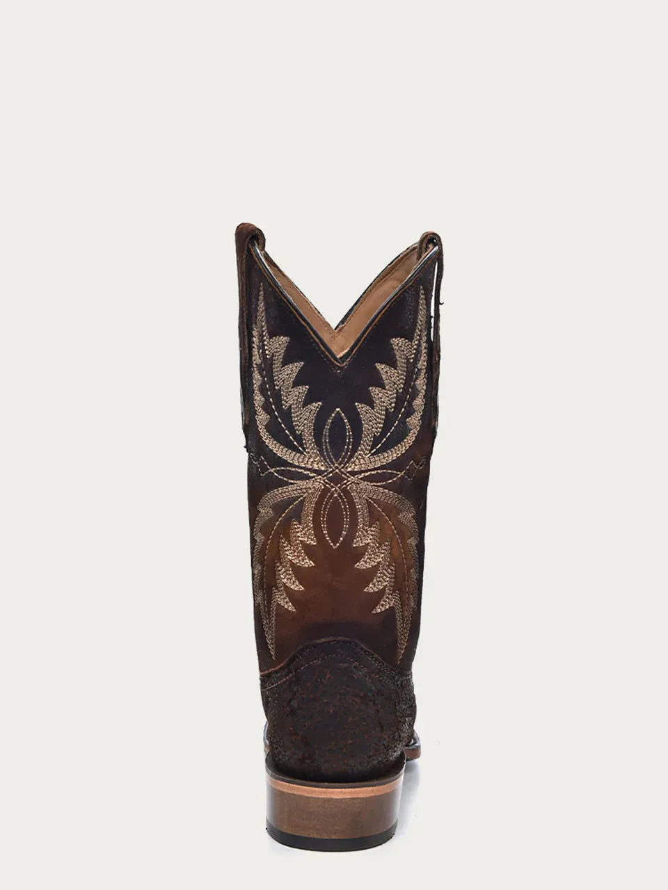Corral Men's Chocolate Lamb Narrow Square Toe Western Boot