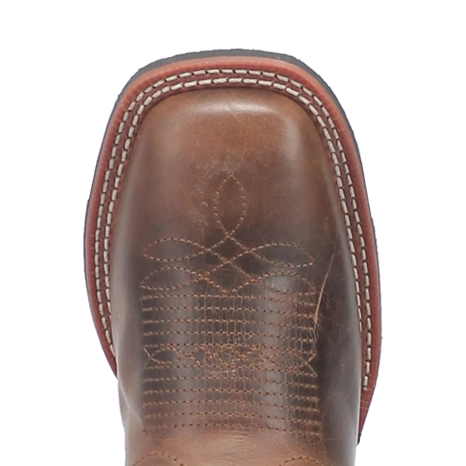 Dan Post Womens Bonnie Tobacco/Purple Leather Cowboy Boots
