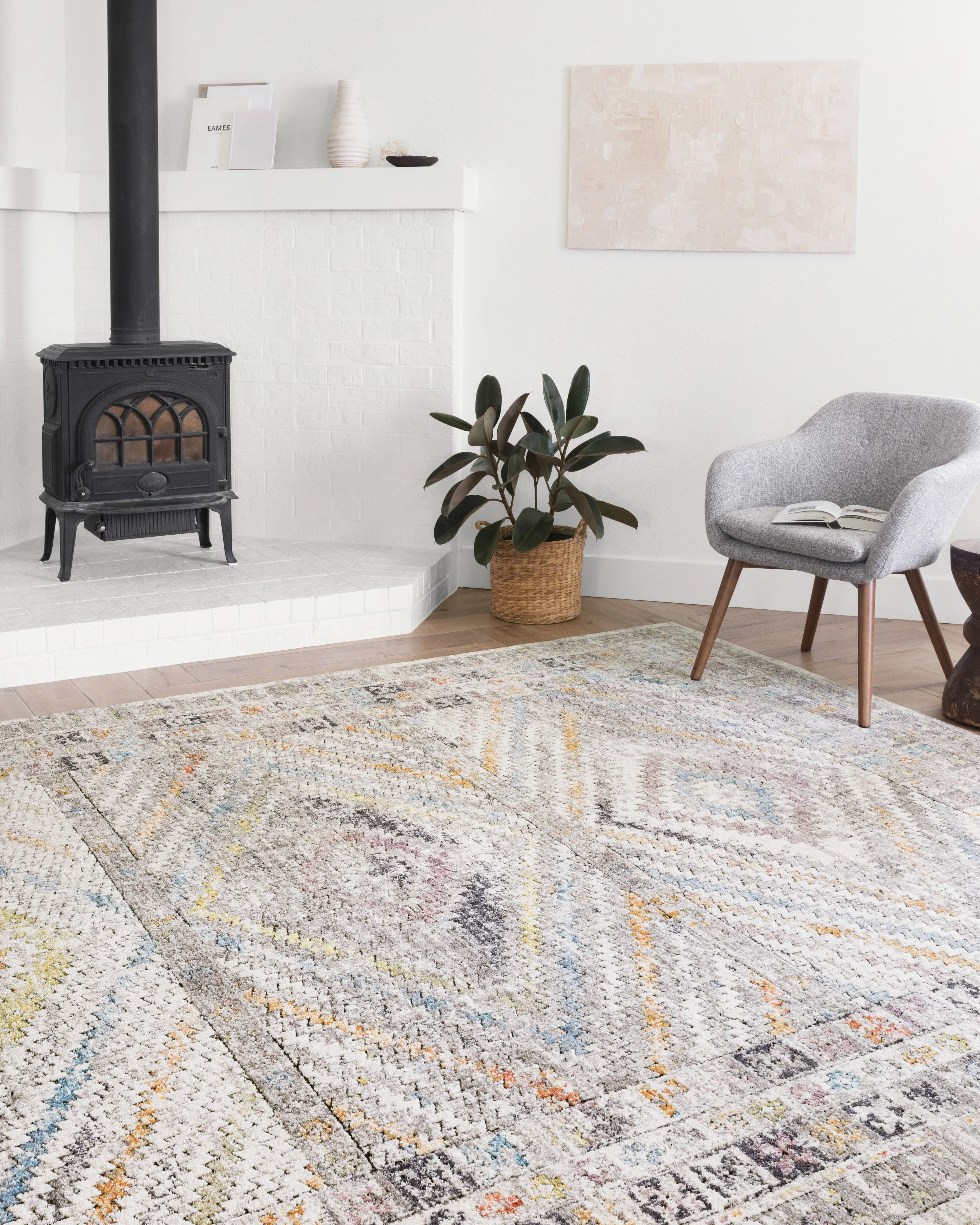 Dante Rug in Ivory & Multi