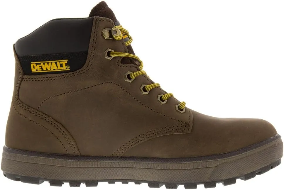 DEWALT Plasma Men's Leather, Steel Toe, Safety Work Boot, Palm Brown, 11