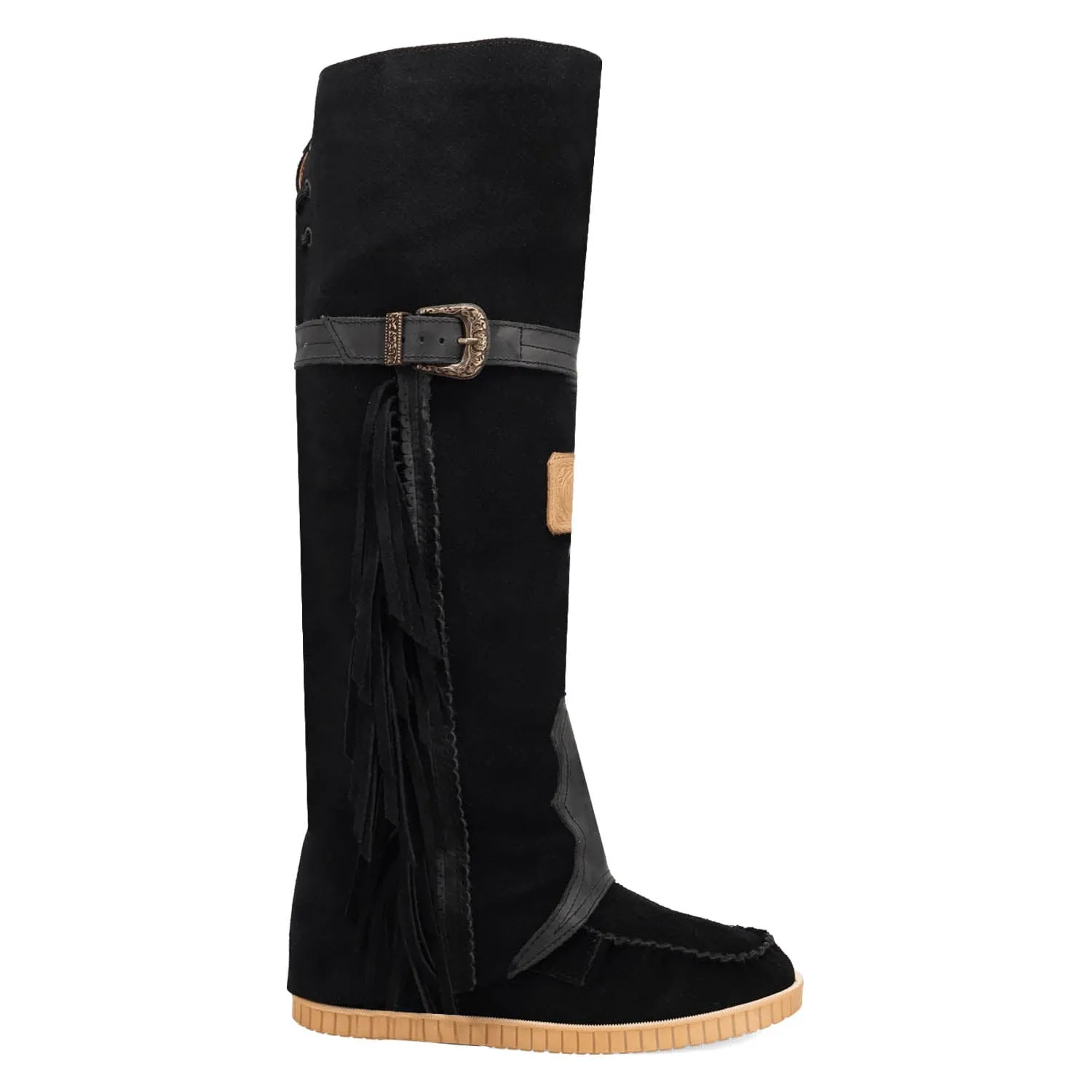 Dingo Womens Lakota Black Leather Fashion Boots
