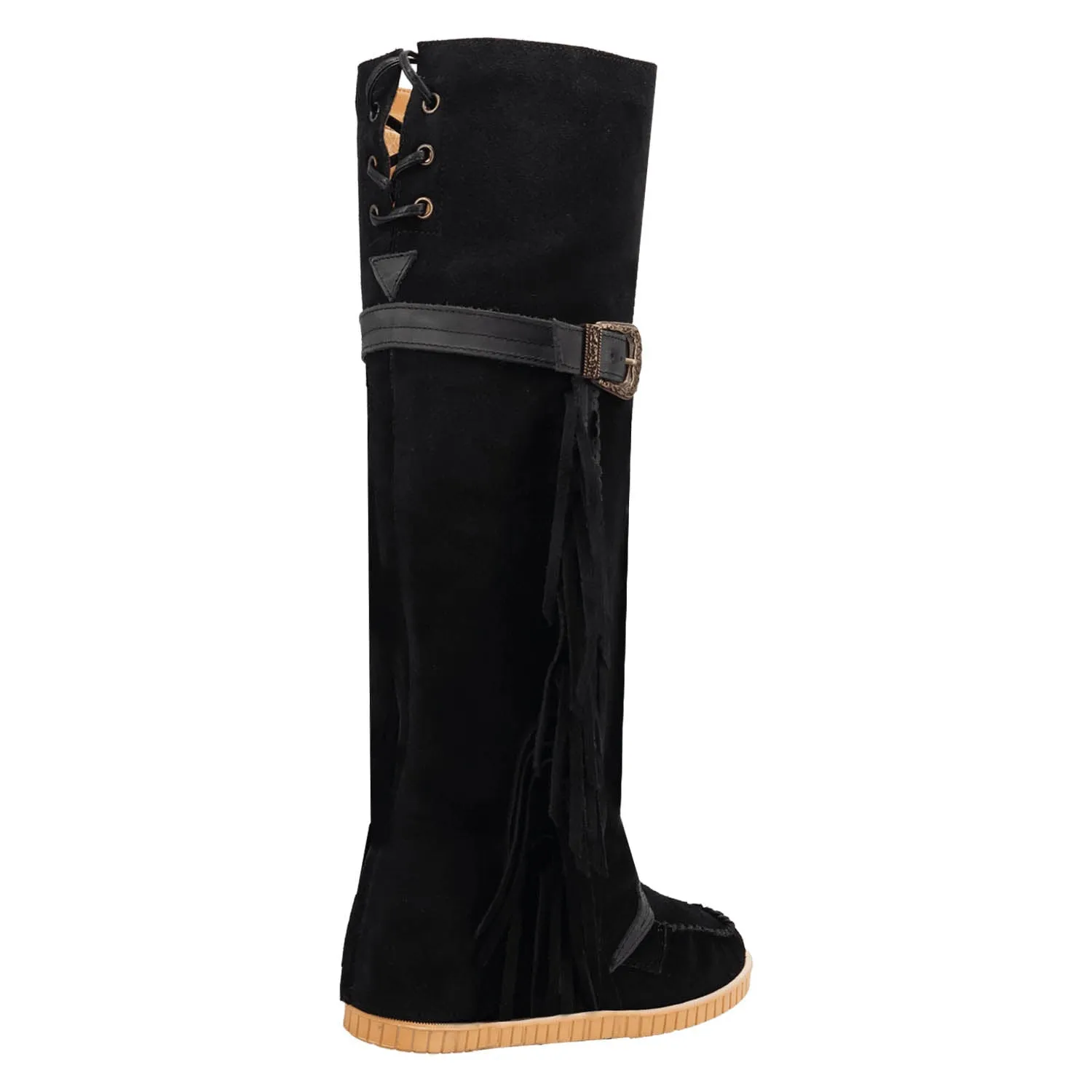 Dingo Womens Lakota Black Leather Fashion Boots