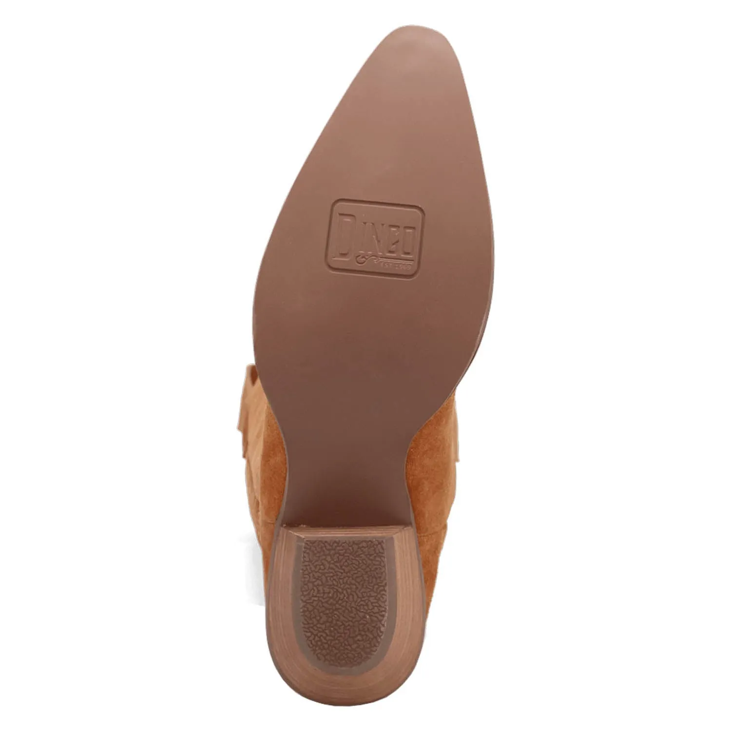 Dingo Womens Movin On Camel Suede Cowboy Boots