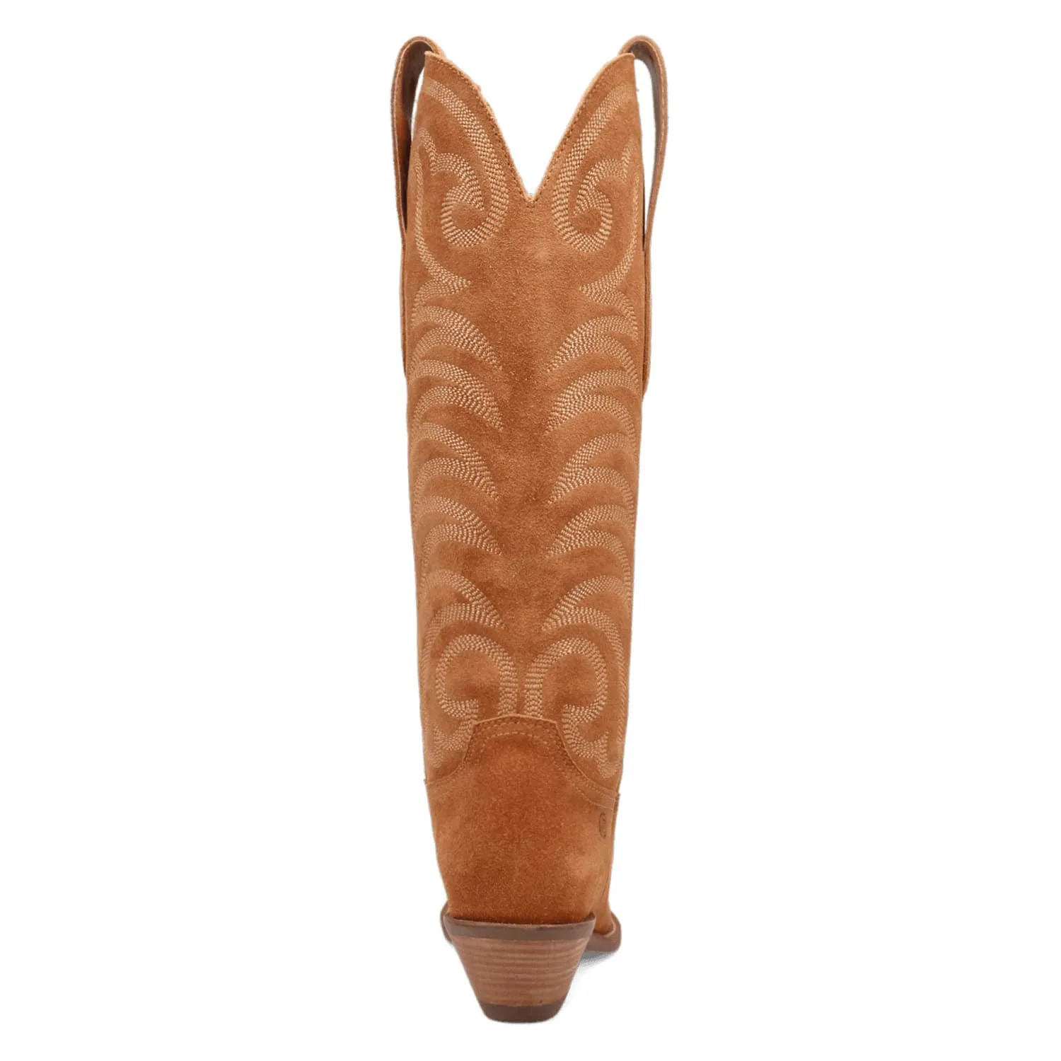 Dingo Womens Movin On Camel Suede Cowboy Boots
