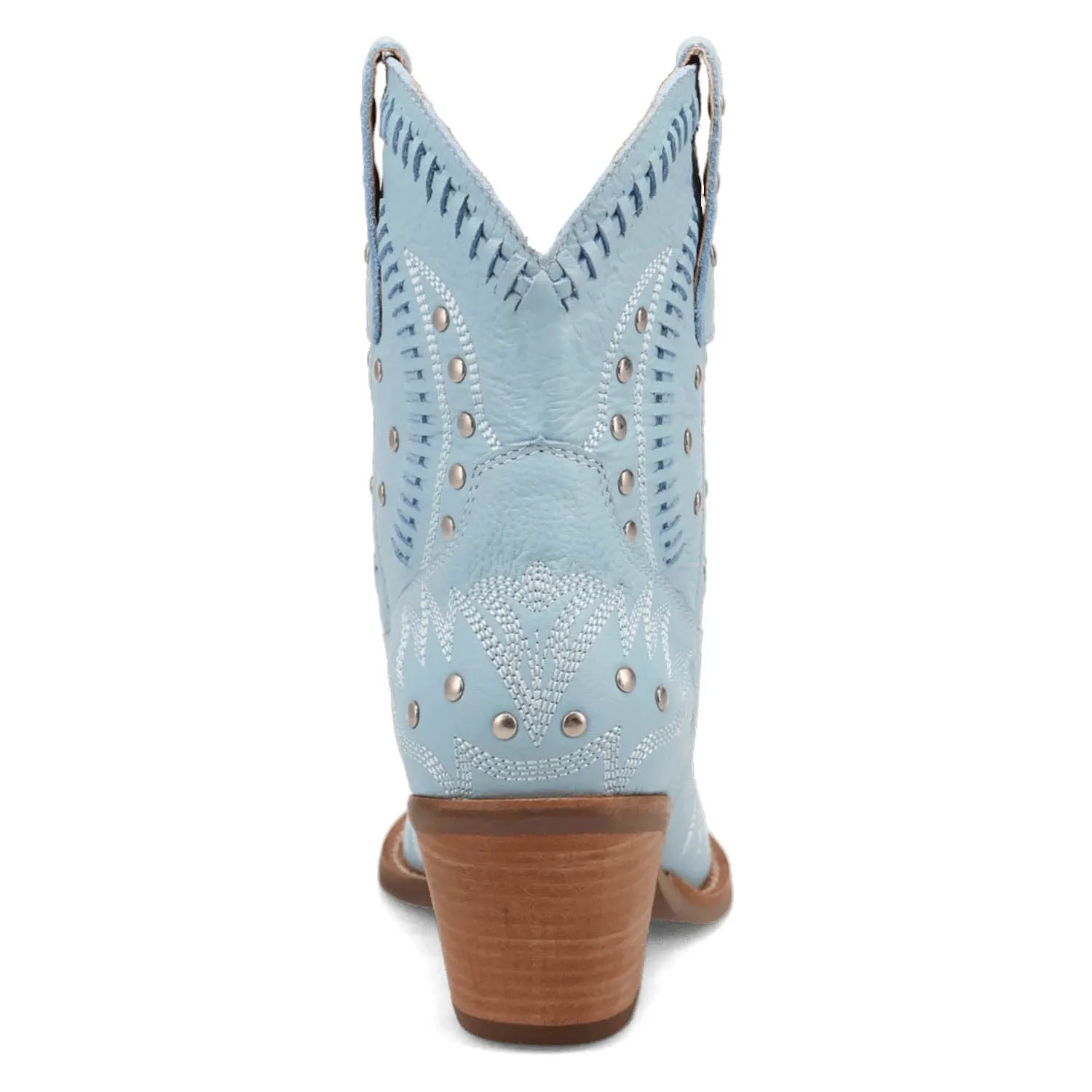 Dingo Womens Preciousie Blue Leather Cowboy Boots