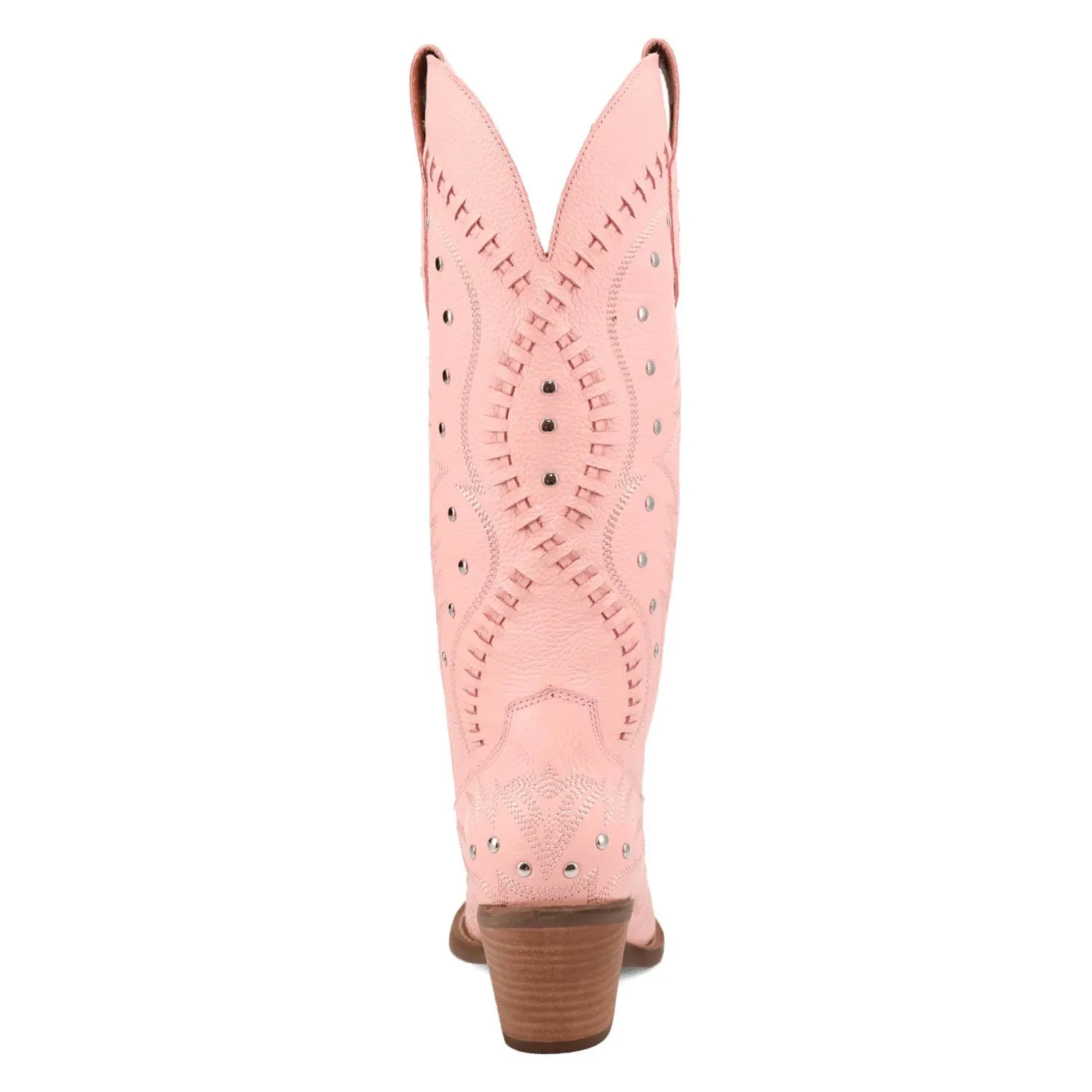 Dingo Womens Pretty N Pink Pink Leather Cowboy Boots