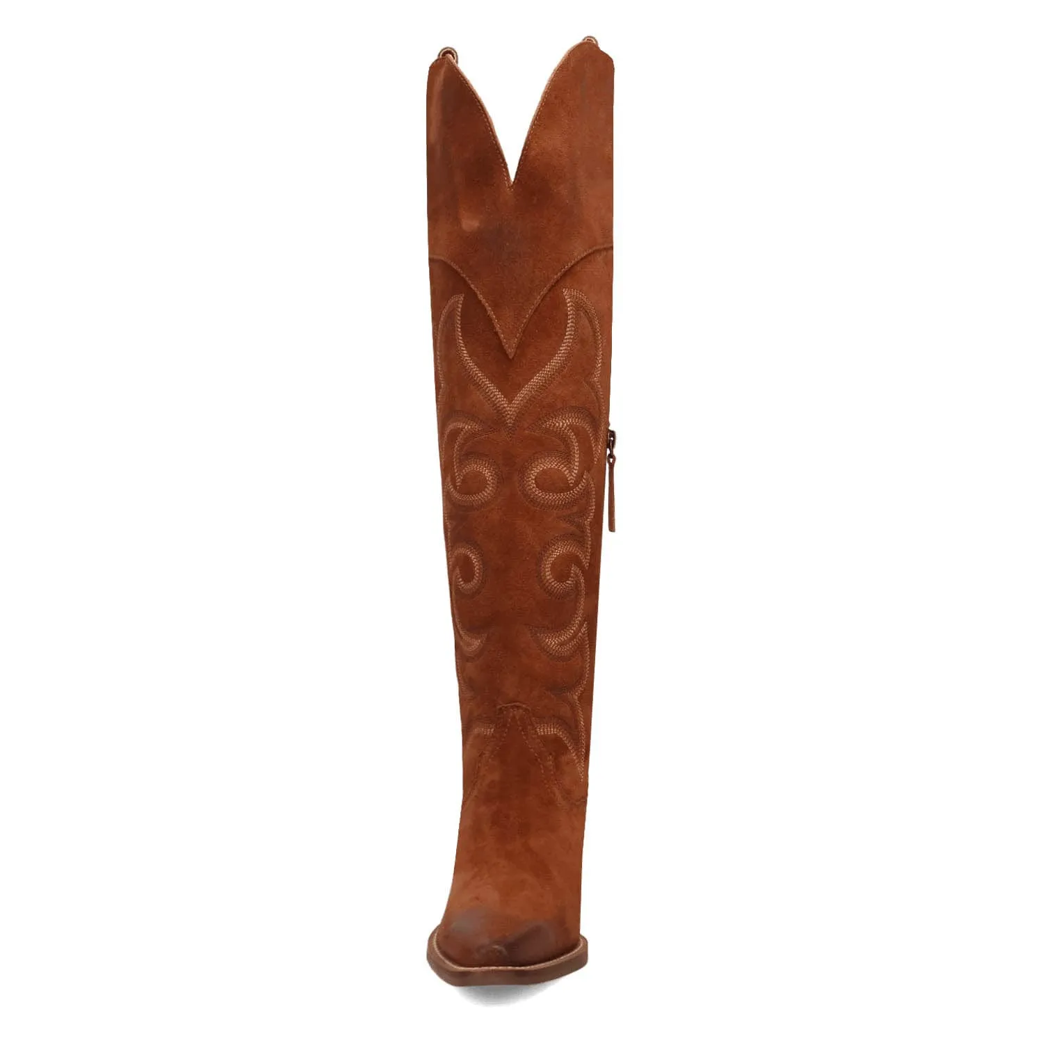 Dingo Womens Primadonna Brown Suede Cowboy Boots