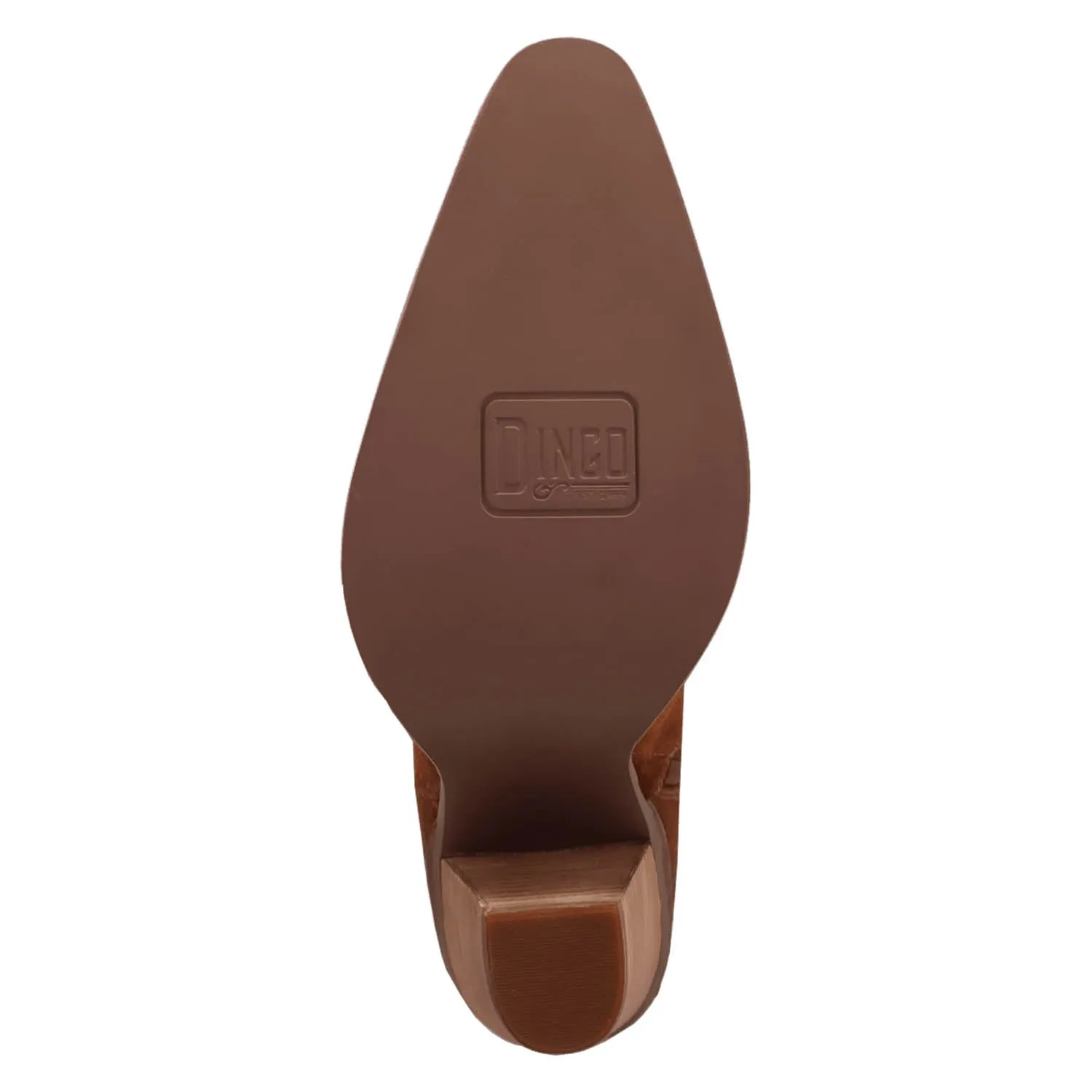 Dingo Womens Primadonna Brown Suede Cowboy Boots