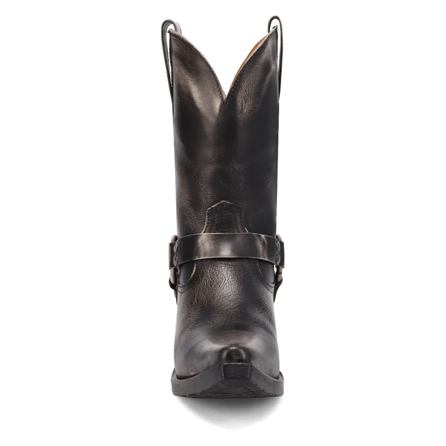 Dingo Womens Ride A Way Black Leather Harness Cowboy Boots
