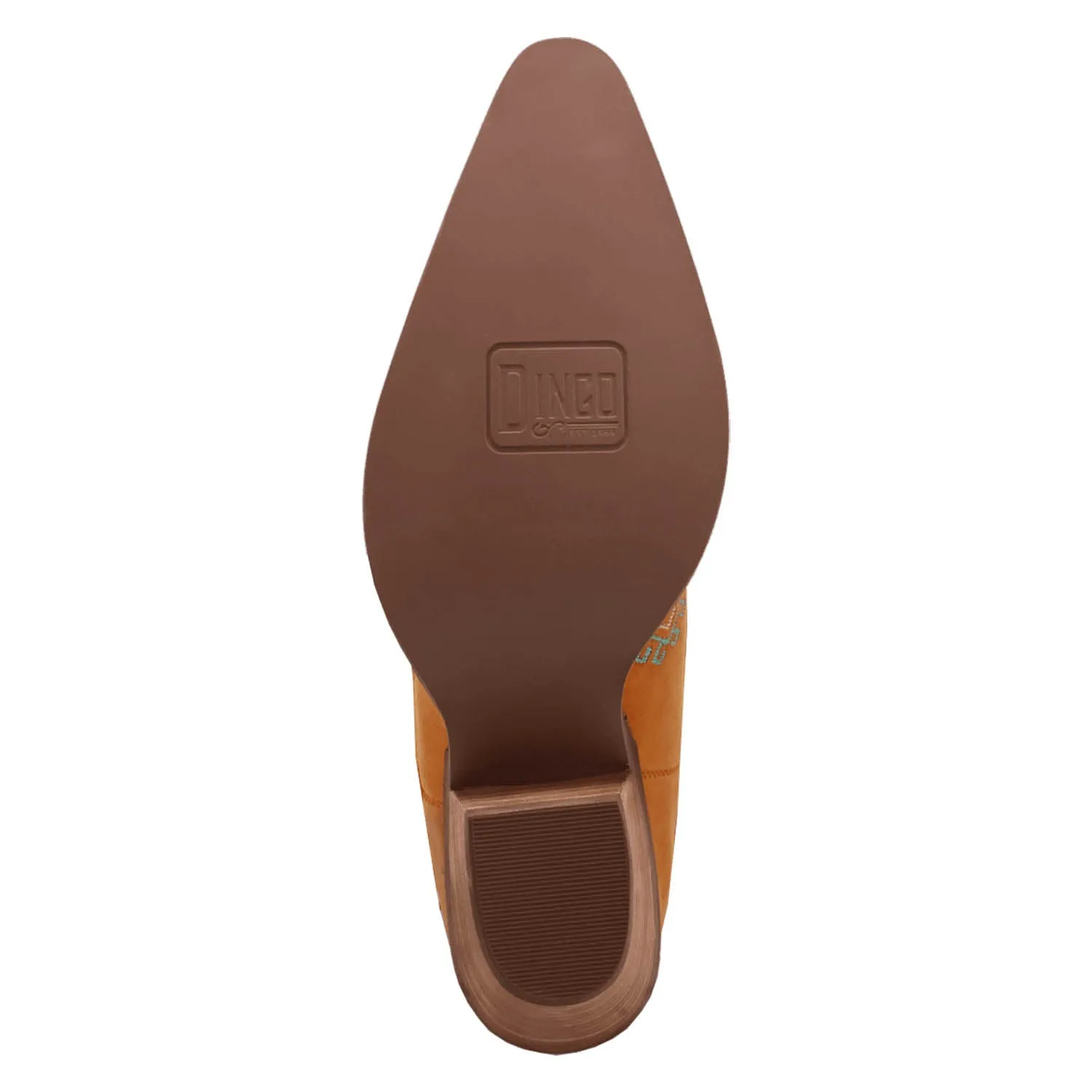 Dingo Womens Tequila Sunrise Rust Suede Cowboy Boots