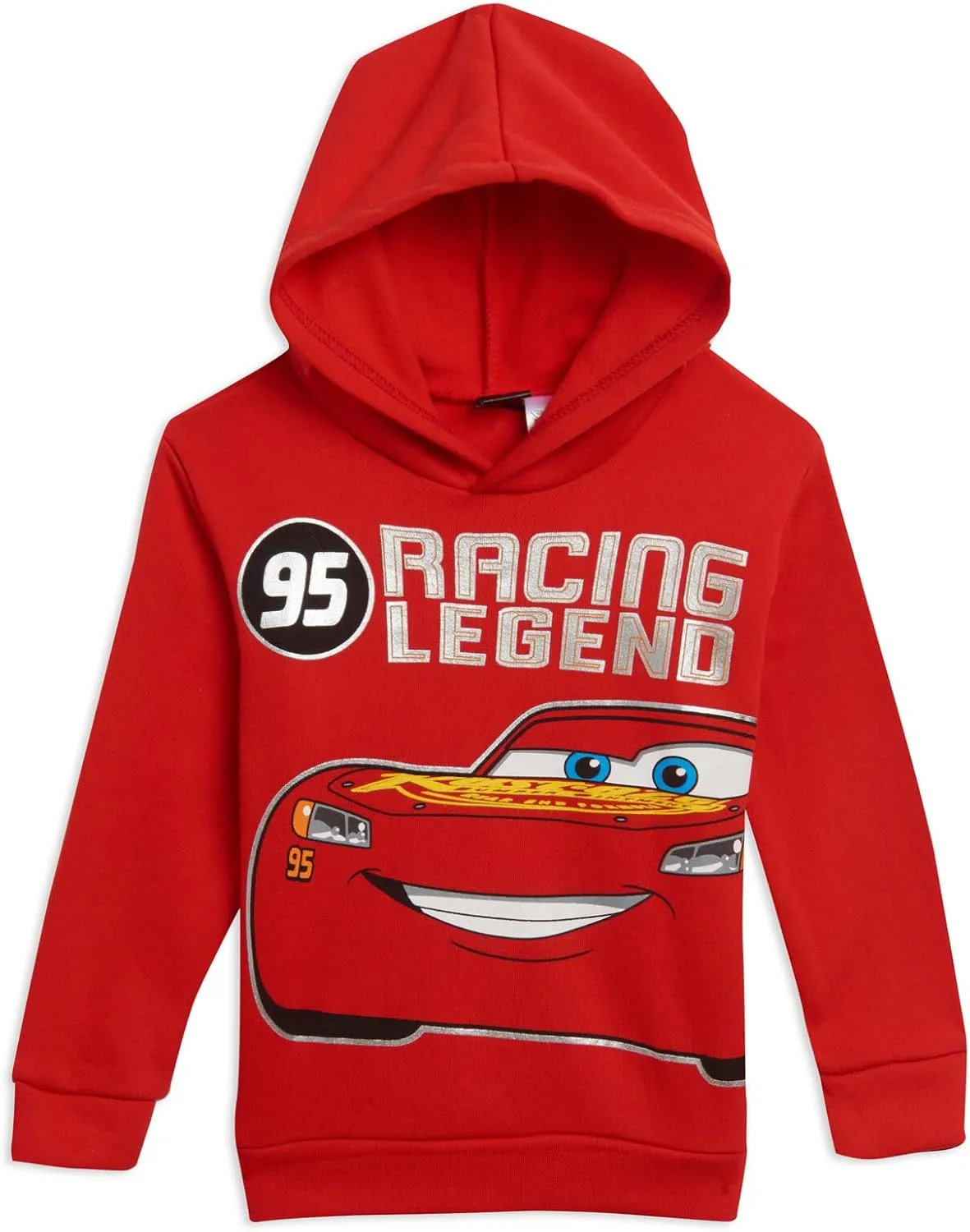 Disney Pixar Cars Lightning McQueen Fleece Pullover Hoodie and Pants Outfit Set Toddler to Big Kid