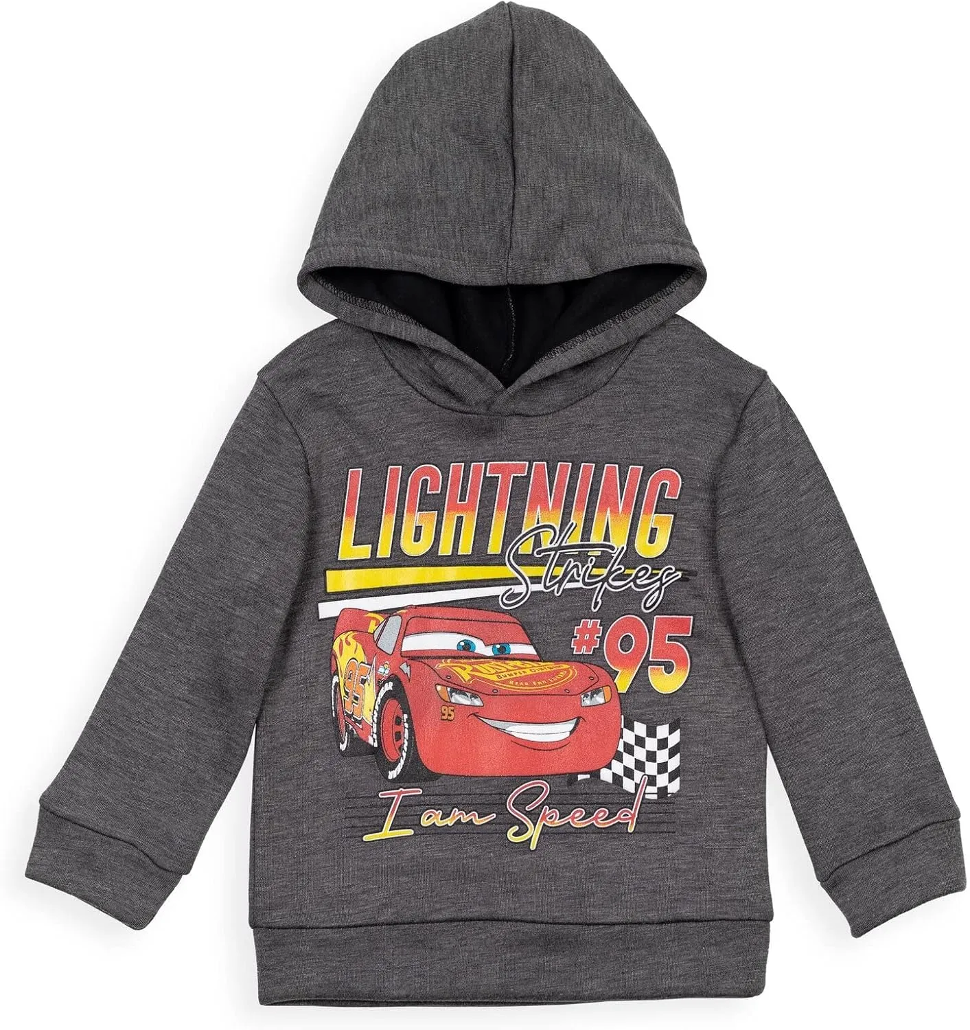 Disney Pixar Cars Lightning McQueen Fleece Pullover Hoodie and Pants Outfit Set Toddler to Big Kid