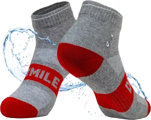DRYMILE Active Waterproof Socks, Breathable Cushioned Running, Hiking, Winter Waterproof Socks for Men & Women - Ankle