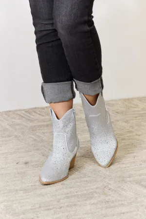 East Lion Corp Rhinestone Ankle Cowboy Boots ONLINE EXCLUSIVE