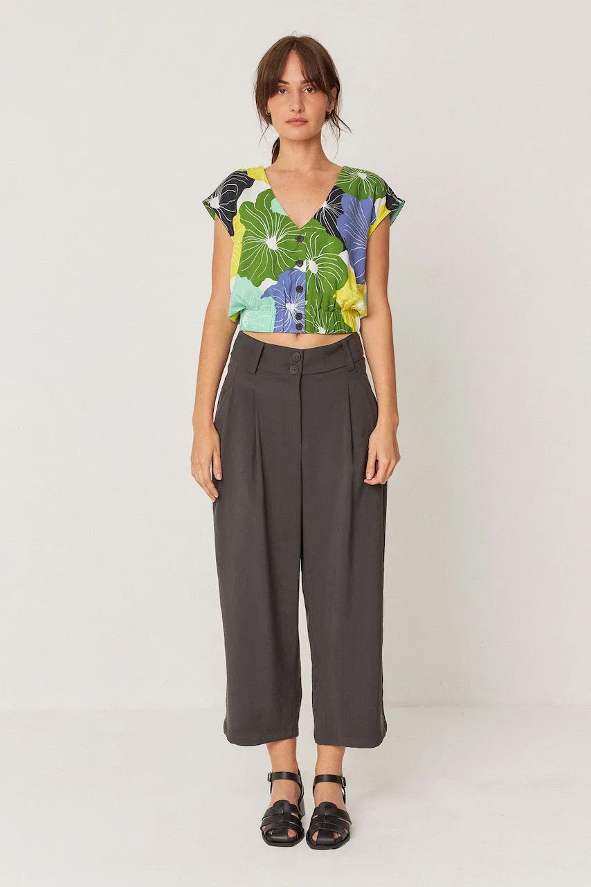 ESTI Trouser dark khaki | SKFK