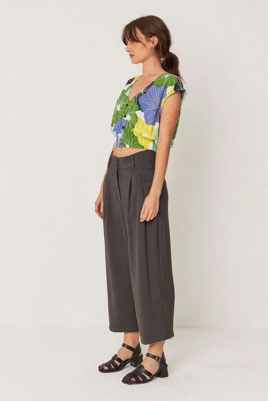 ESTI Trouser dark khaki | SKFK