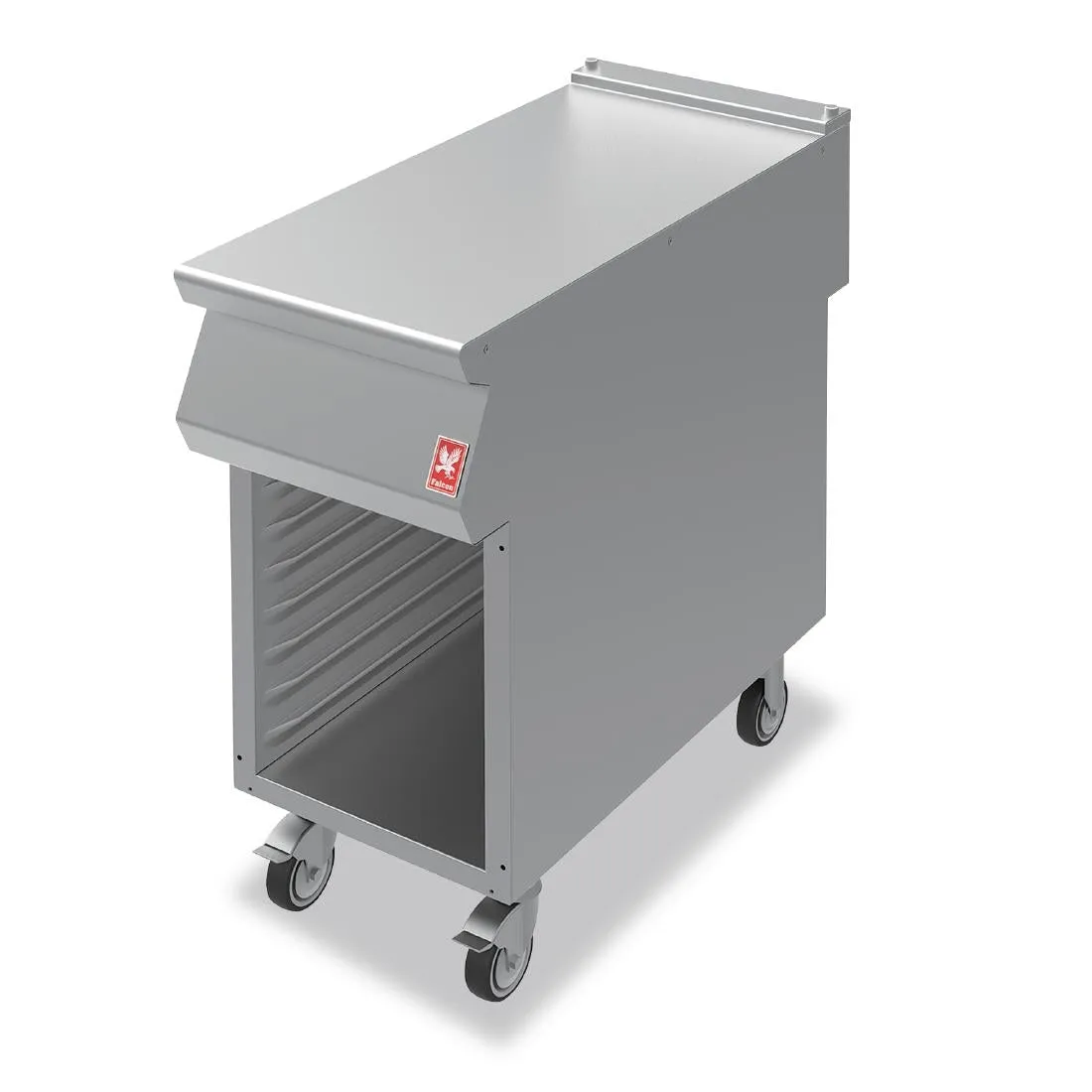 Falcon F900 Open Cabinet With Pressed Runners on Castors N941 - GR493