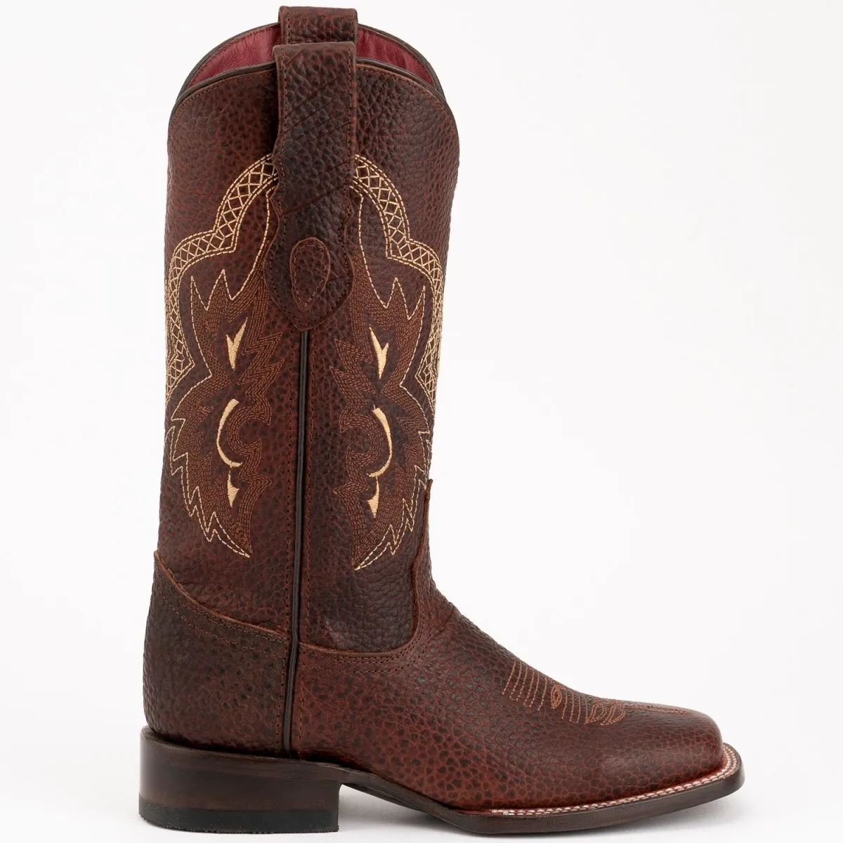 Ferrini Women's Toro Square Toe Boots Handcrafted - Brown 8299336