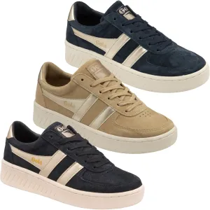Gola Classics Womens Grandslam Pearl Suede Trainers