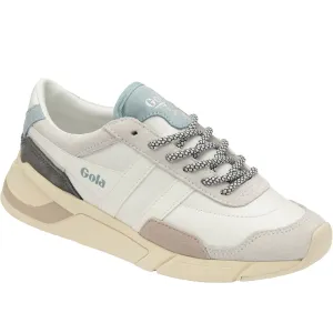 Gola Womens Eclipse Trident Classic Trainers - White/Ocean