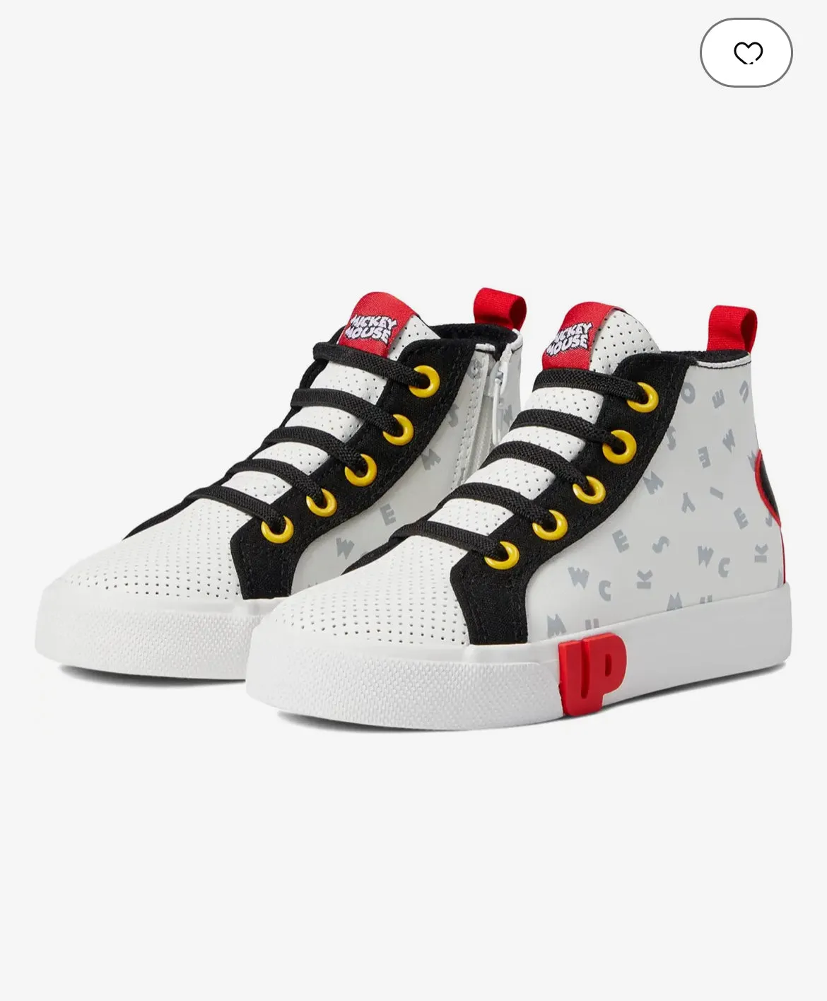 Ground Up Super Mario Brothers High Top Side Zipper Sneakers