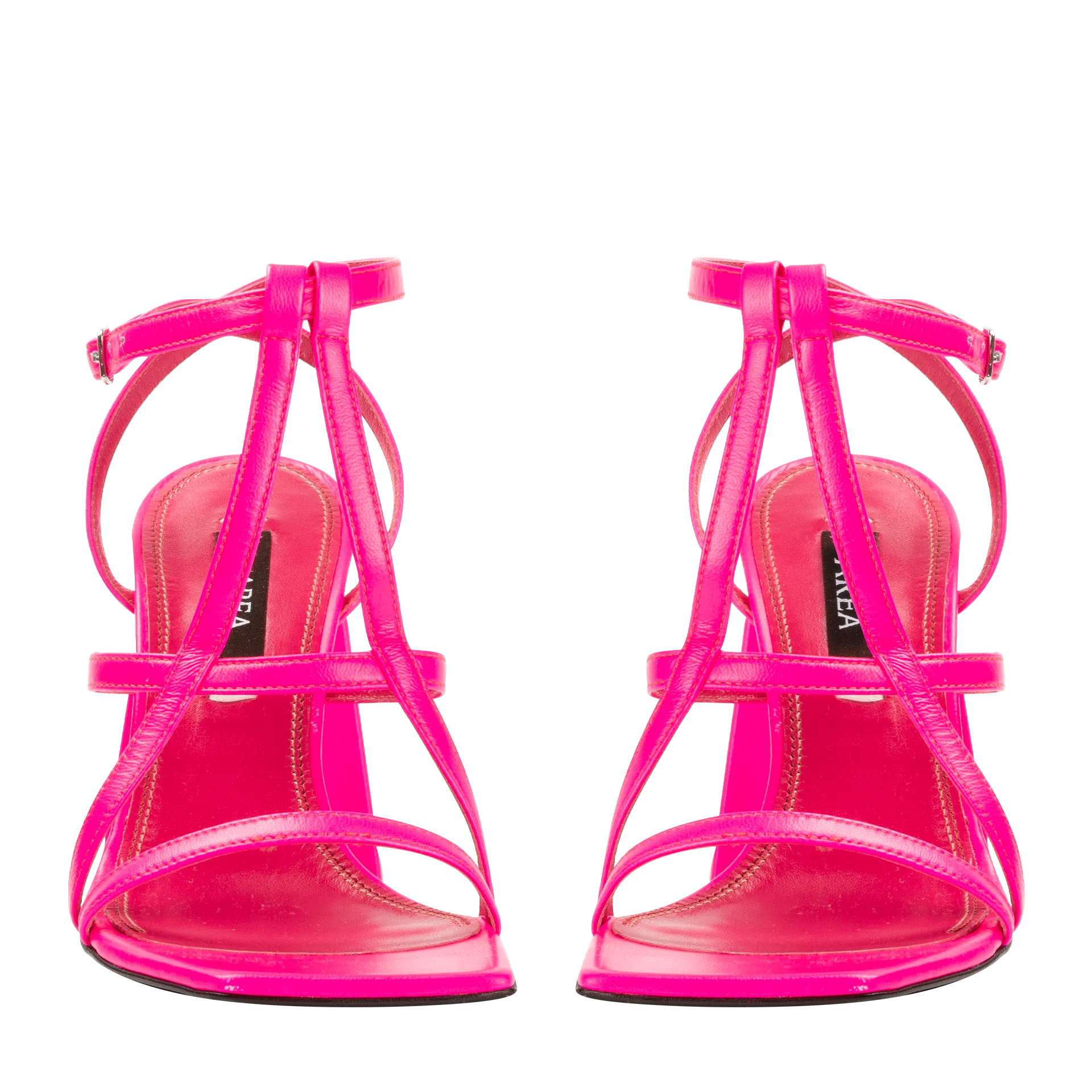 High Heel "A" Sandal — Hot Pink