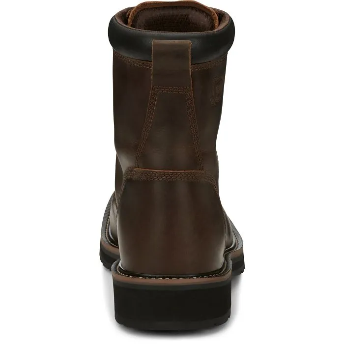 Justin Mens Pulley Lace Up WorkBoots Style SE681