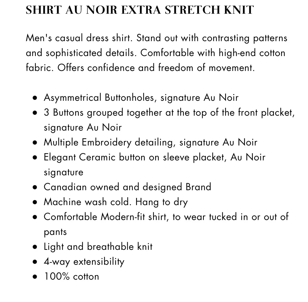 KALO MENS SHIRT COTTON