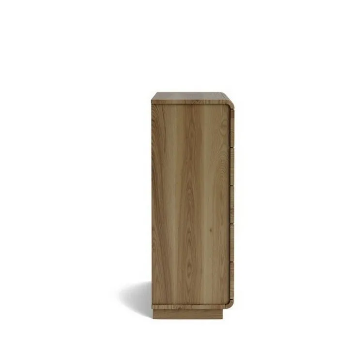 Karamea Tallboy 5 Drawer - With Cut Out (Ash)