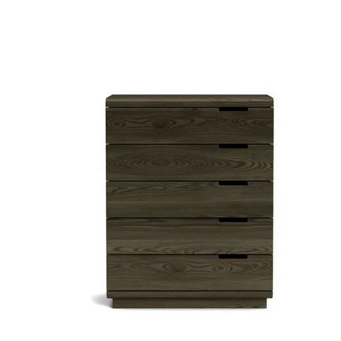 Karamea Tallboy 5 Drawer - With Cut Out (Ash)