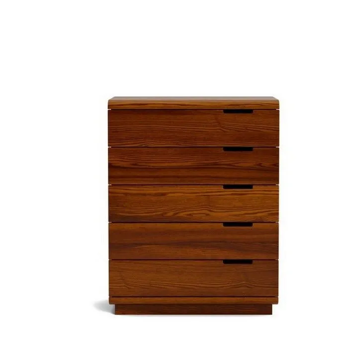 Karamea Tallboy 5 Drawer - With Cut Out (Ash)