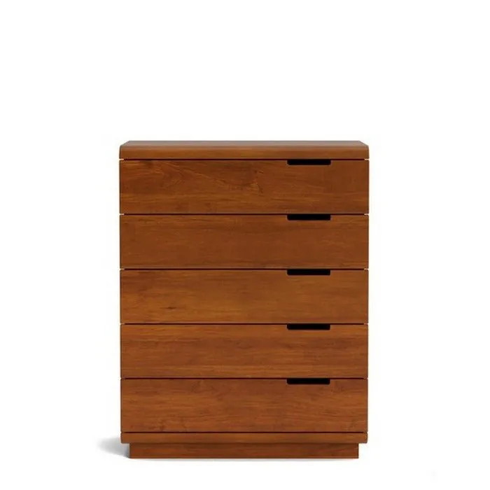 Karamea Tallboy 5 Drawer - With Cut Out (Pine)