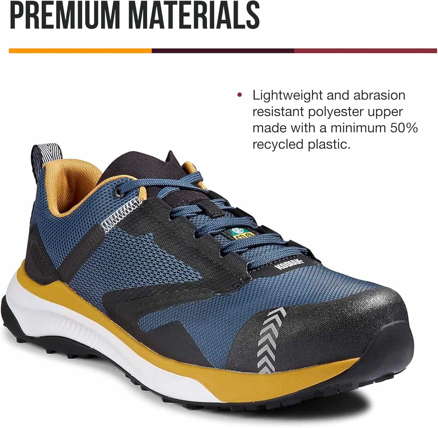 Kodiak Men's Quicktrail Low Nano Composite Toe Athletic Safety Work Shoe Industrial